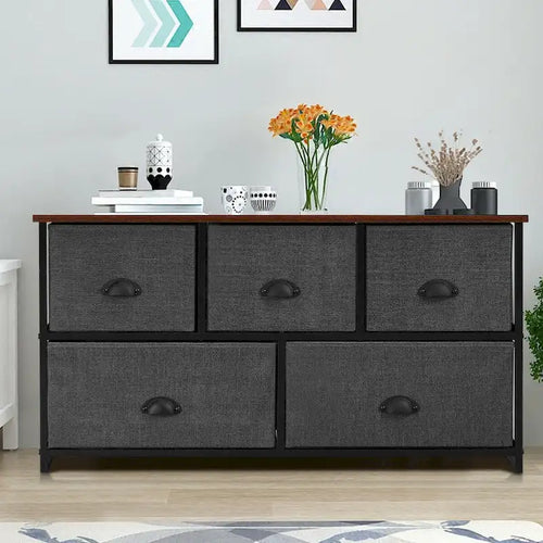 Aufbewahrungseinheit mit 5 Schubladen, Beistelltisch-Display-Organizer für das Studentenwohnheim