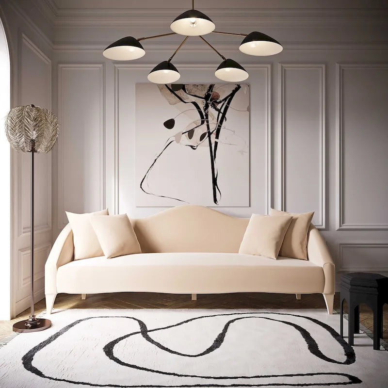 Velvet Sofa - 96W x 36.2D x 34.3H