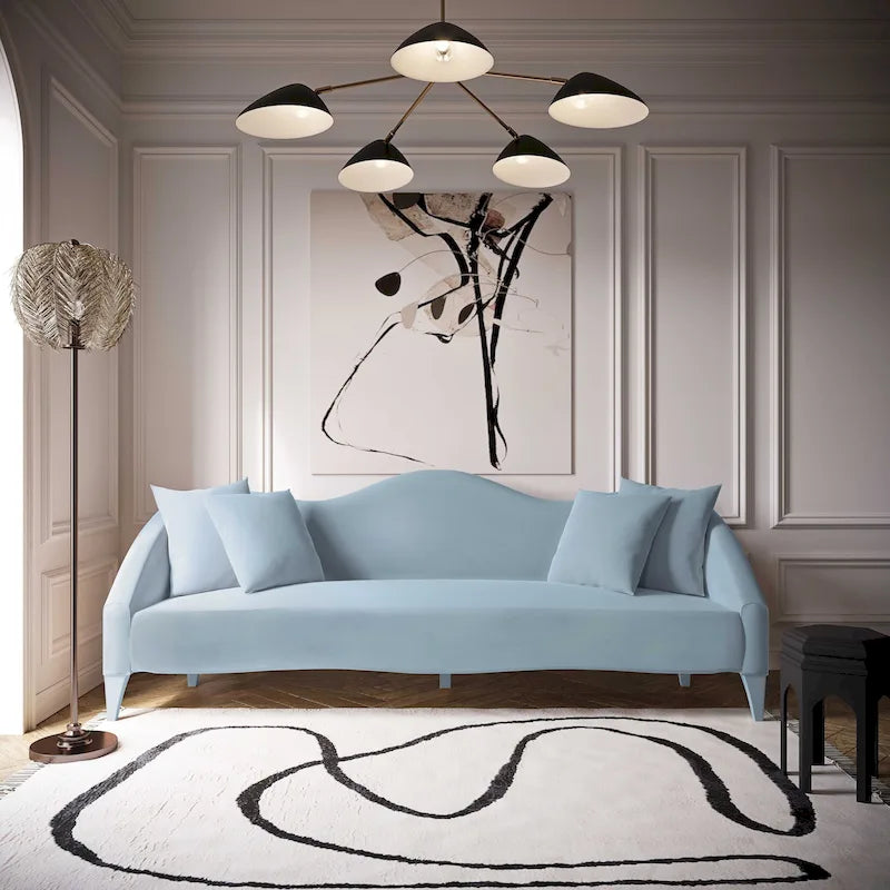 Velvet Sofa - 96W x 36.2D x 34.3H