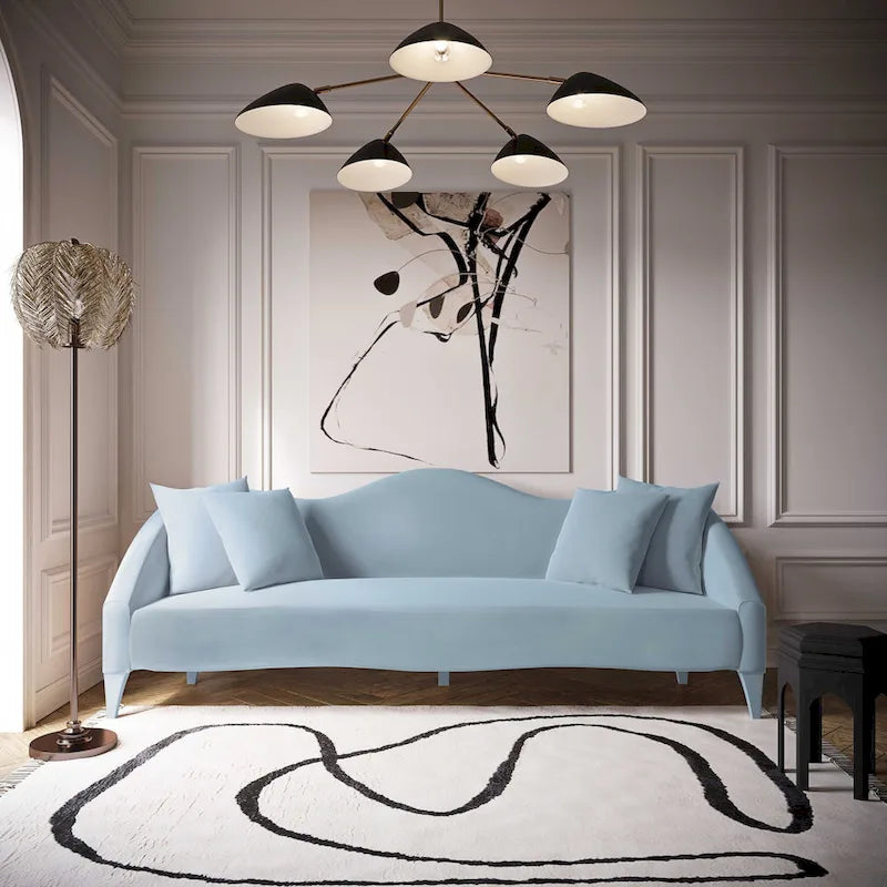Velvet Sofa - 96W x 36.2D x 34.3H