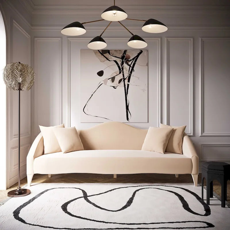 Velvet Sofa - 96W x 36.2D x 34.3H