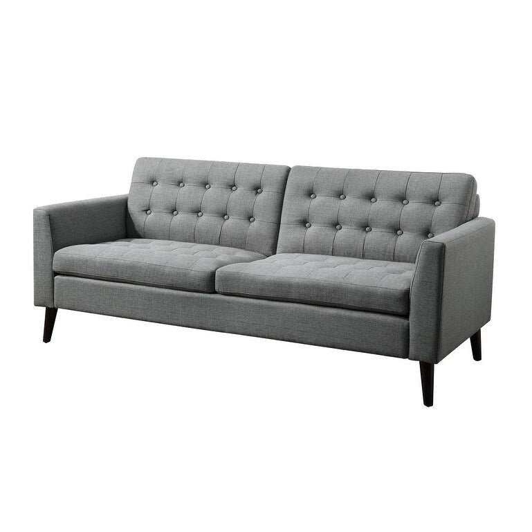 Multicolor Tufted Square Arm Loveseat 33 inches Wide