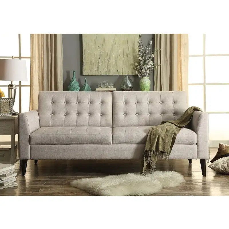 Multicolor Tufted Square Arm Loveseat 33 inches Wide