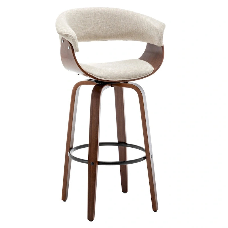 Gepolsterter moderner Barhocker (2er-Set)