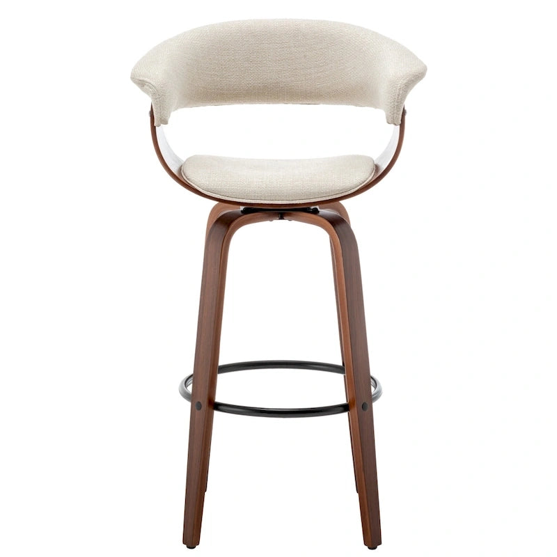 Gepolsterter moderner Barhocker (2er-Set)