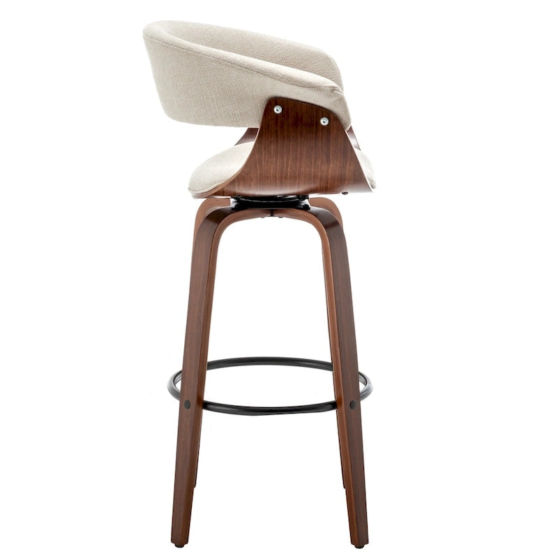 Gepolsterter moderner Barhocker (2er-Set)