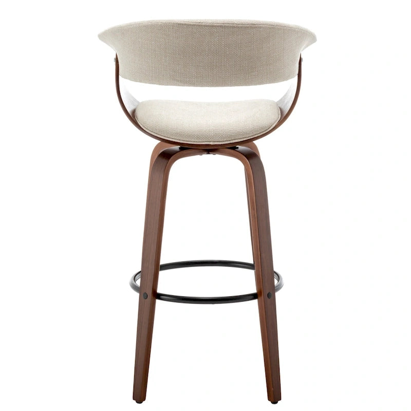 Gepolsterter moderner Barhocker (2er-Set)