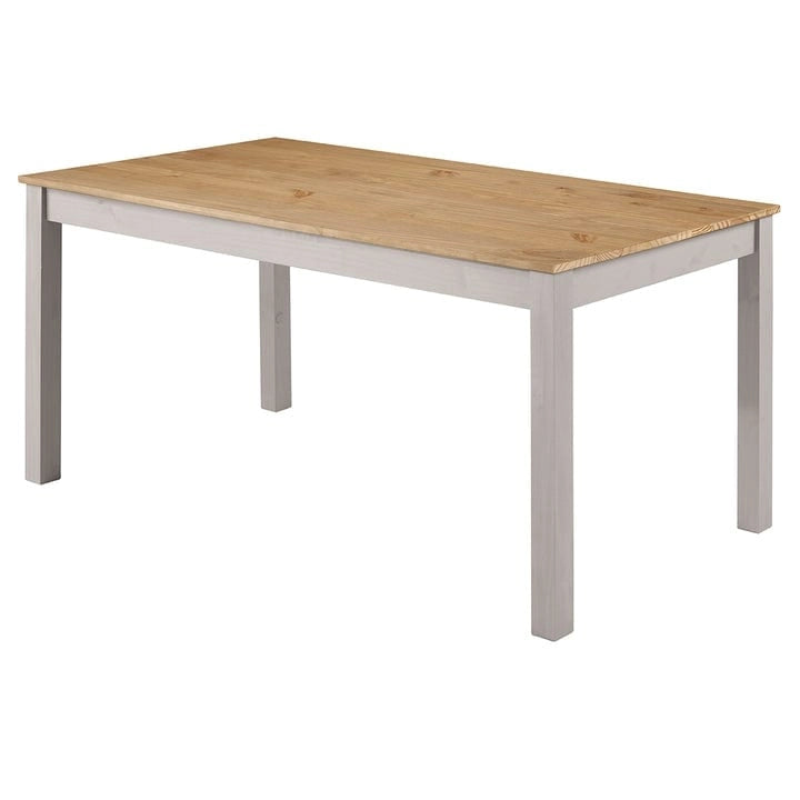 Solid Pine Wood Dining Table, 59-inch