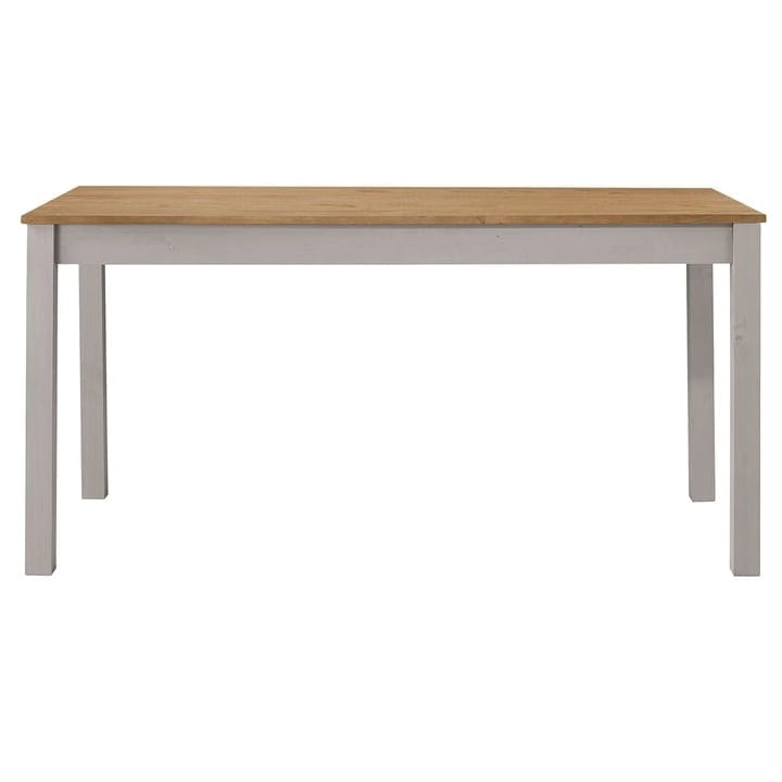 Solid Pine Wood Dining Table, 59-inch