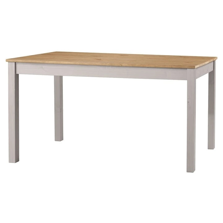 Solid Pine Wood Dining Table, 59-inch