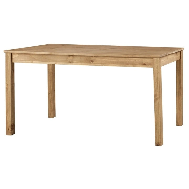 Solid Pine Wood Dining Table, 59-inch