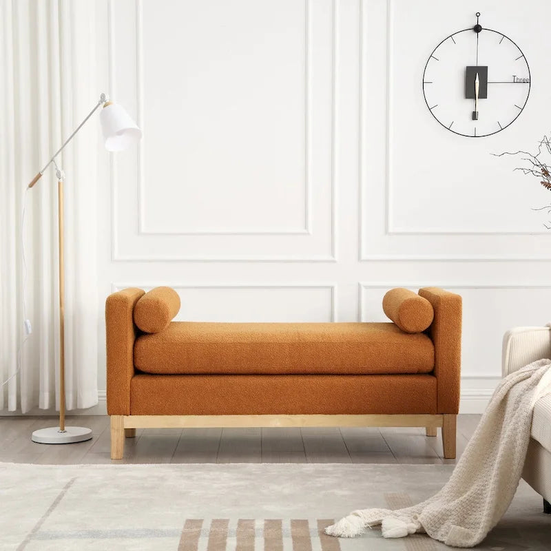 Panca elegante imbottita per fondo letto e soggiorno