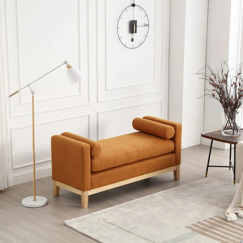 Panca elegante imbottita per fondo letto e soggiorno
