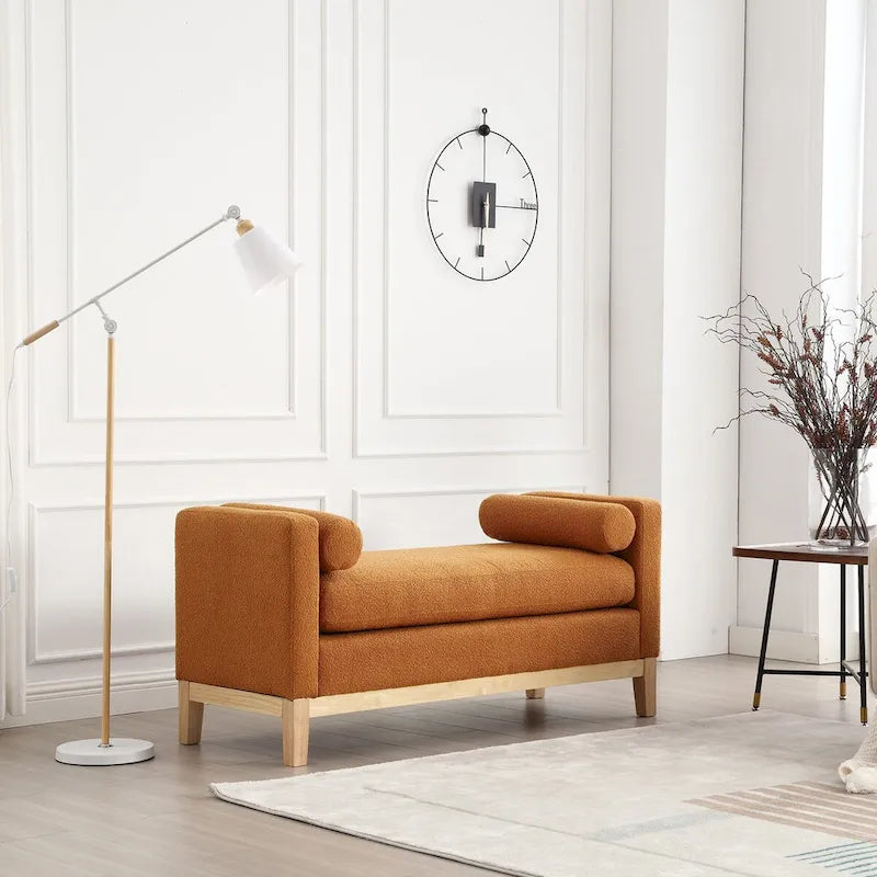 Panca elegante imbottita per fondo letto e soggiorno
