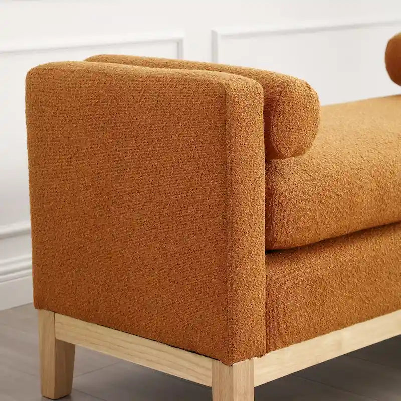 Panca elegante imbottita per fondo letto e soggiorno