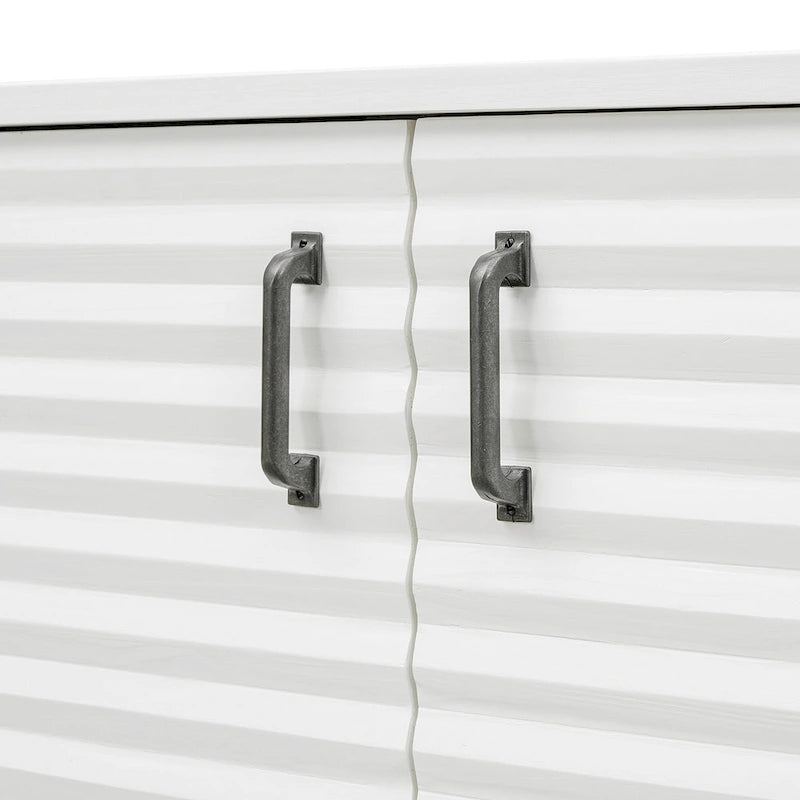 4-Door Retro Sideboard with Adjustable Shelves