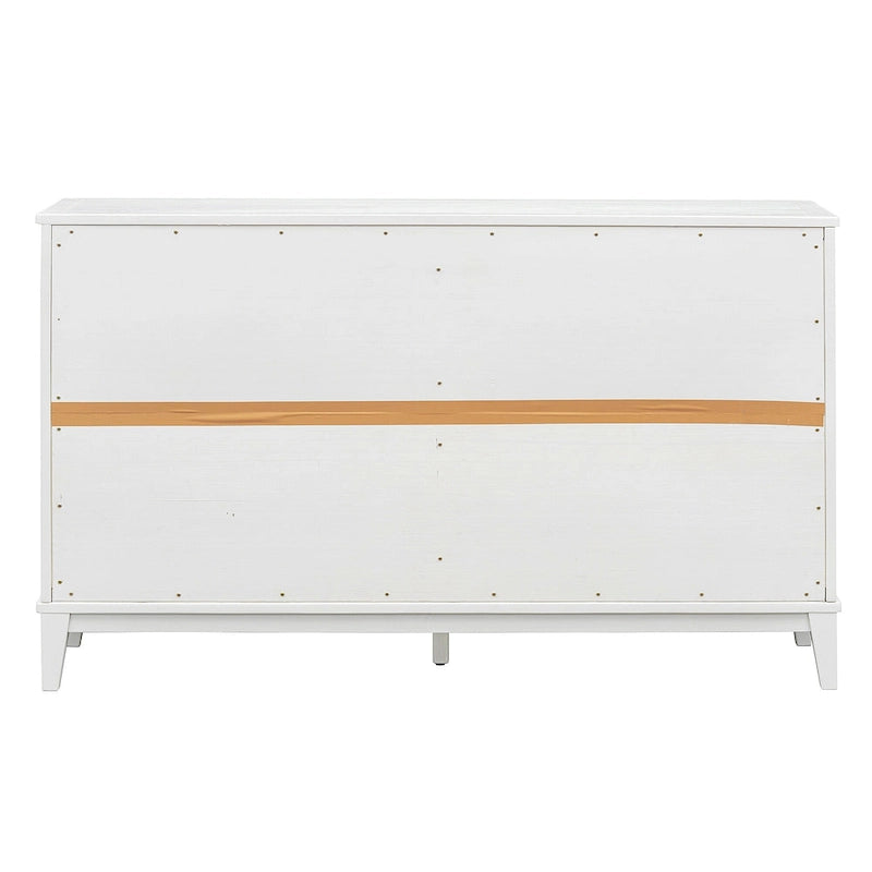 4-Door Retro Sideboard with Adjustable Shelves