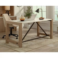Nowoczesne biurko gabinetowe w stylu farmhouse - 66"W