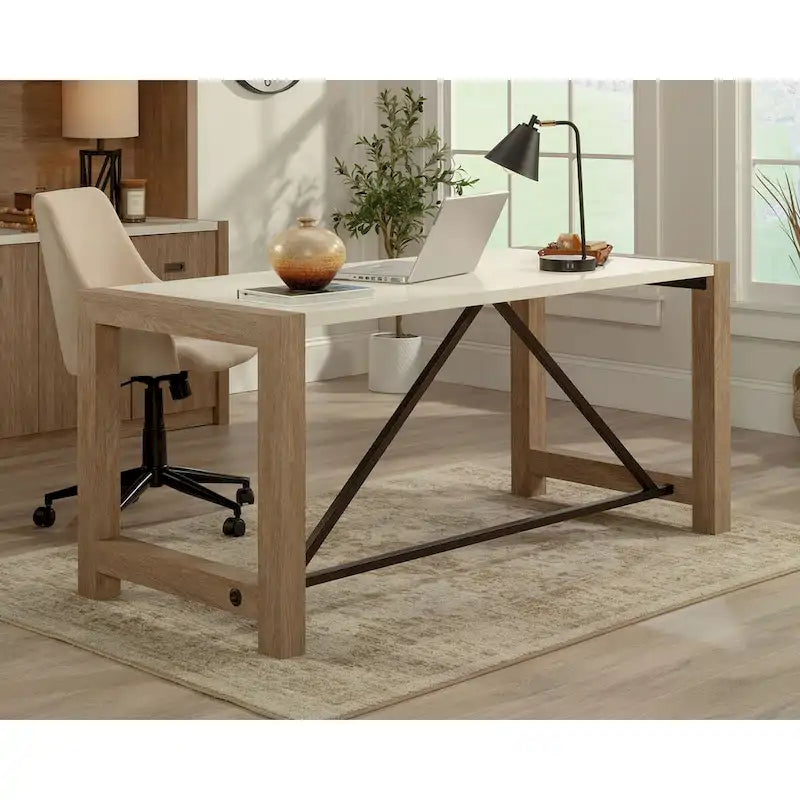 Modern Farmhouse Executive Desk - 66"W
