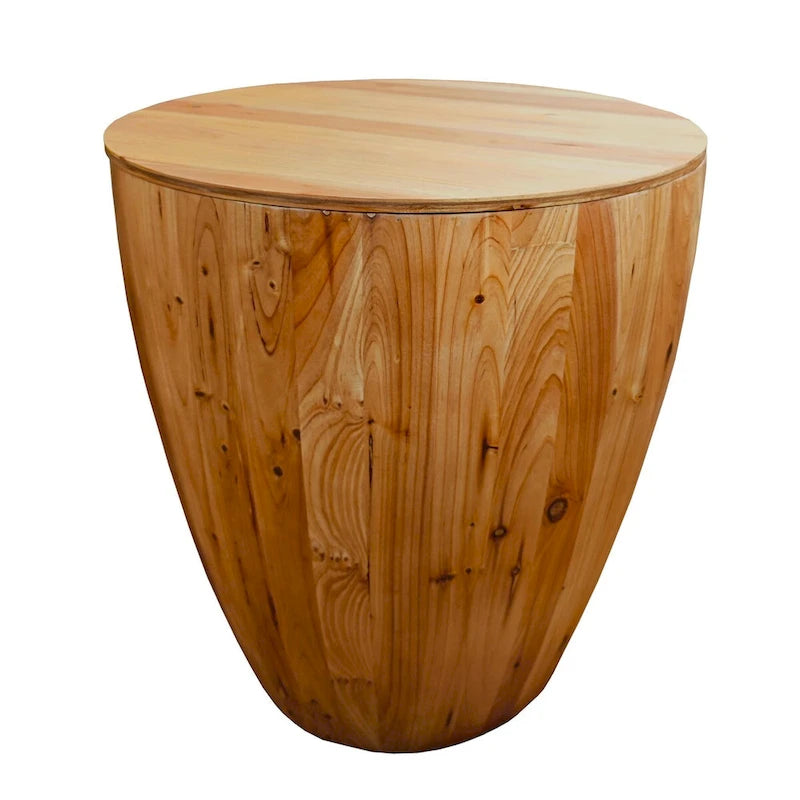 Vintage Style Bucket Shaped Coffee Table
