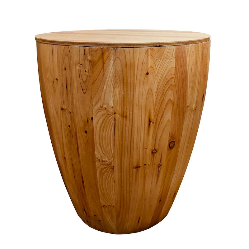 Vintage Style Bucket Shaped Coffee Table
